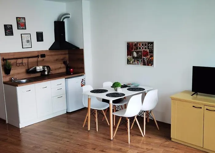 Апартамент F 207 Del Sol - просторно студио с кухня и паркомясто