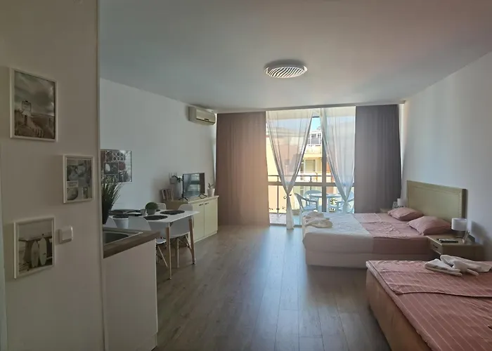 F 207 Del Sol - просторно студио с кухня и паркомясто *